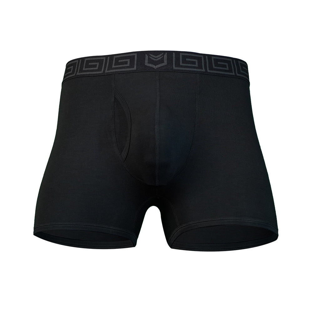 SHEATH 2.1 Bamboo Trunks - Black & Gray