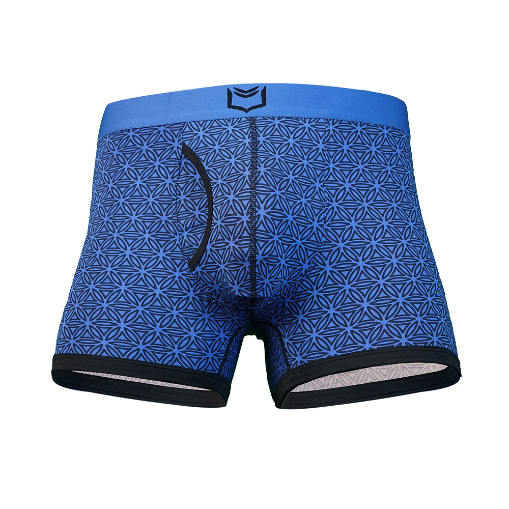 SHEATH 2.1 Dual Pouch Trunks - Blue Flower of Life