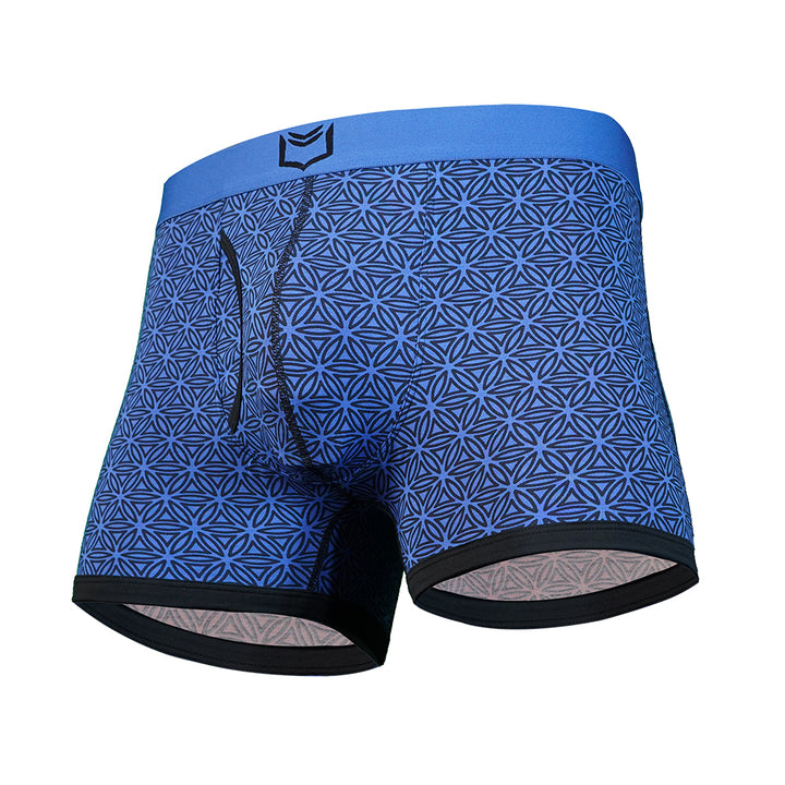 SHEATH 2.1 Dual Pouch Trunks - Blue Flower of Life