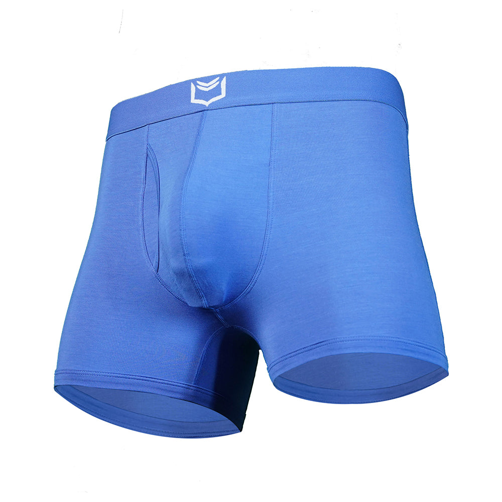 SHEATH 2.1 Men's Dual Pouch Trunks - Blue