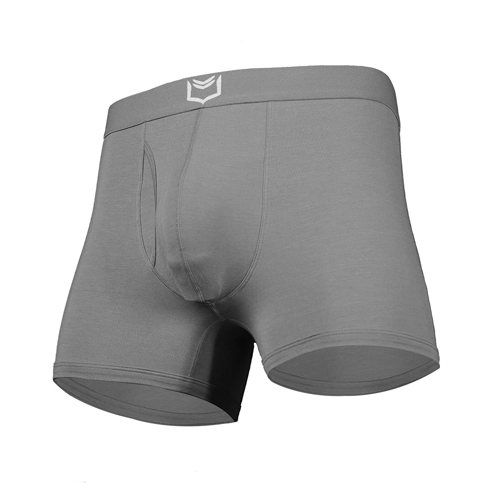 SHEATH 2.1 Men's Dual Pouch Trunks - Gray