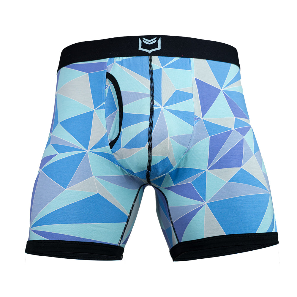 SHEATH 4.0 Dual Pouch Boxer Brief - Iceberg Print