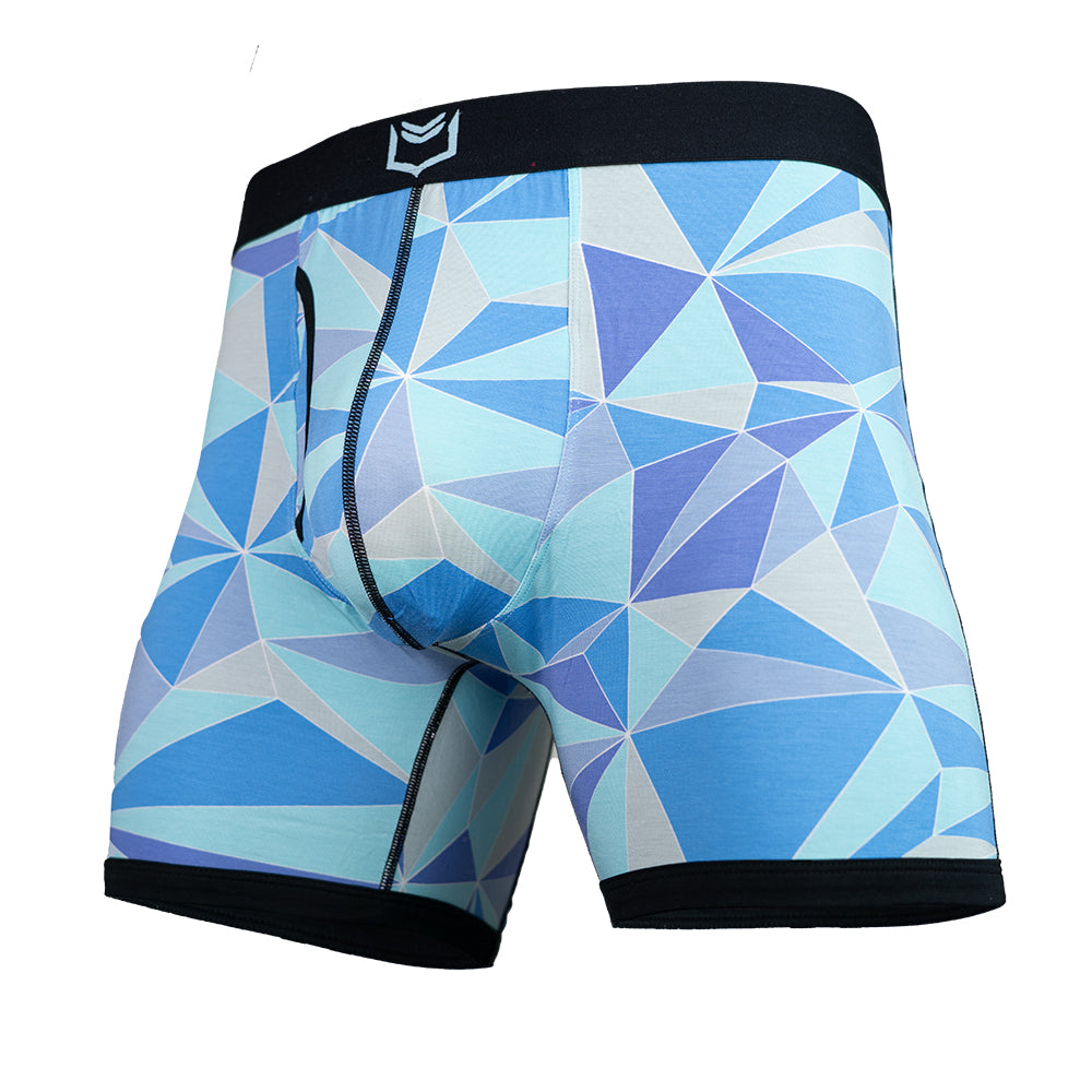 SHEATH 4.0 Dual Pouch Boxer Brief - Iceberg Print