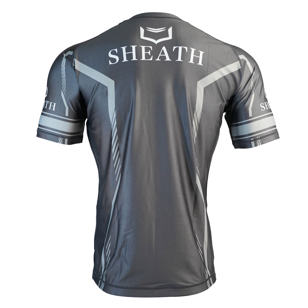 SHEATH MMA Rash Guard - Black & Gray