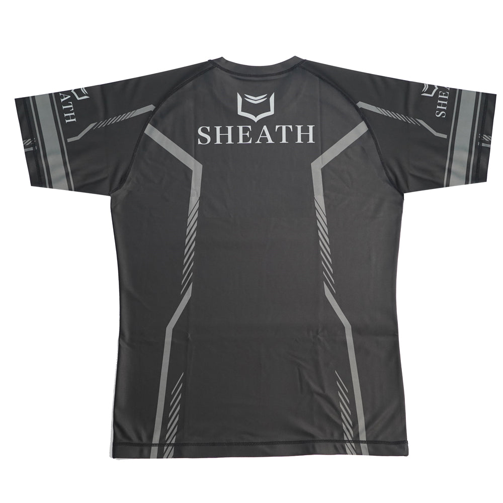 SHEATH MMA Rash Guard - Black & Gray