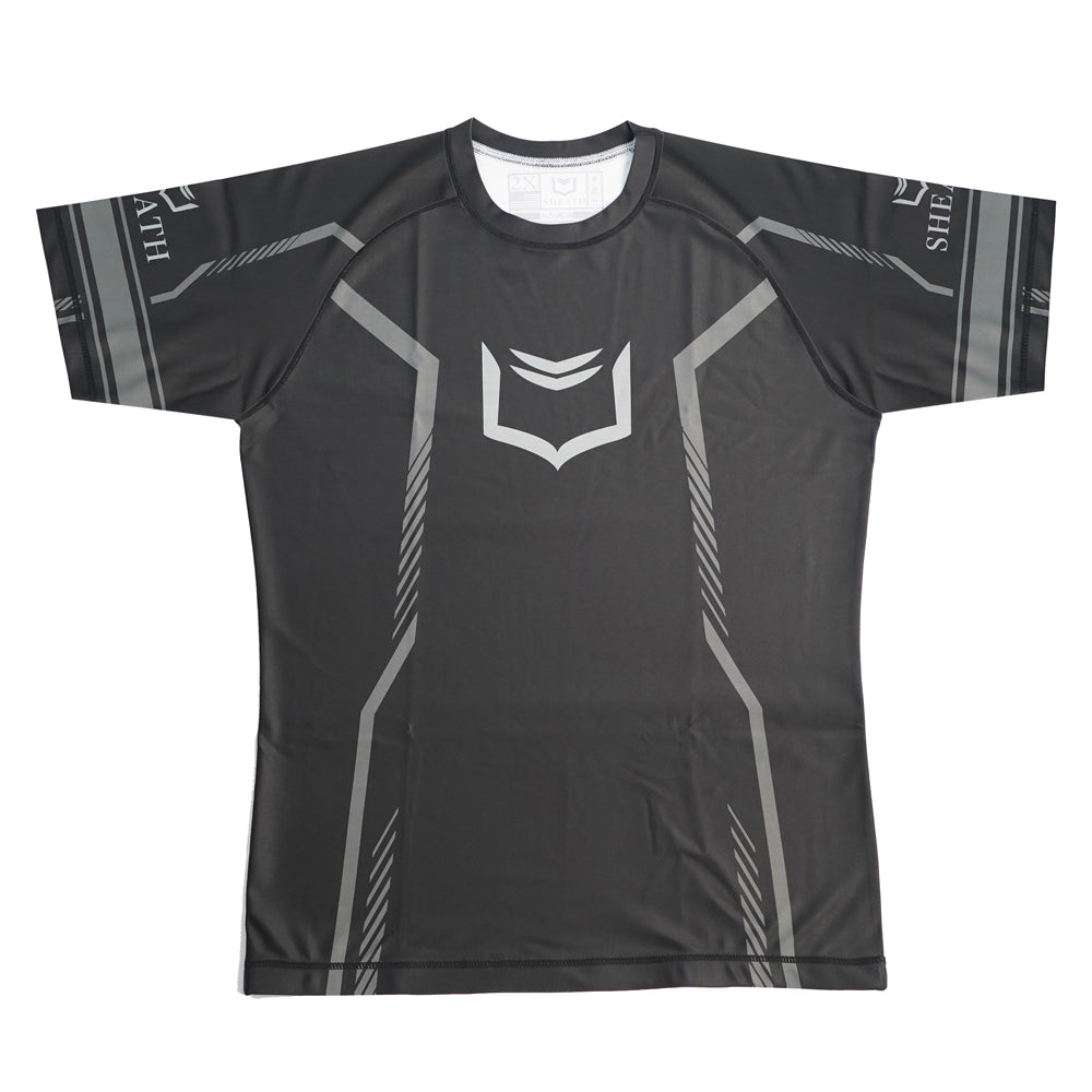 SHEATH MMA Rash Guard - Black & Gray