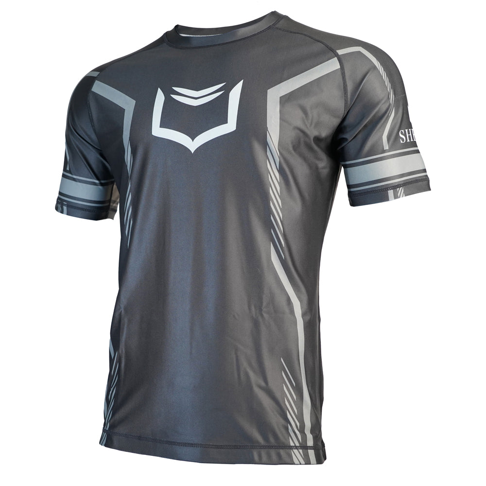 SHEATH MMA Rash Guard - Black & Gray