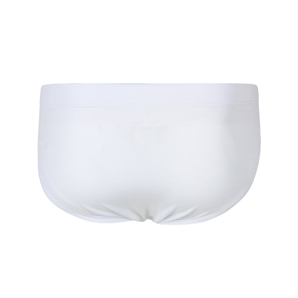 SHEATH Modal European Cut Dual Pouch Briefs - White