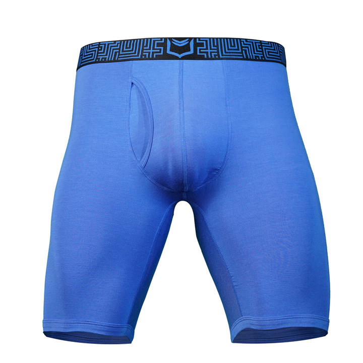 SHEATH V Blue Colossus Dual Pouch Sports Performance Boxer Brief