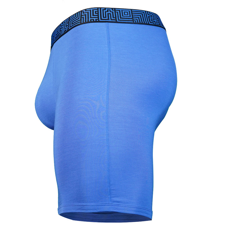 SHEATH V Blue Colossus Dual Pouch Sports Performance Boxer Brief